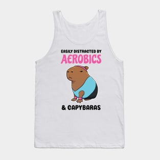 Easily Distracted by Aerobics and Capybaras Tank Top